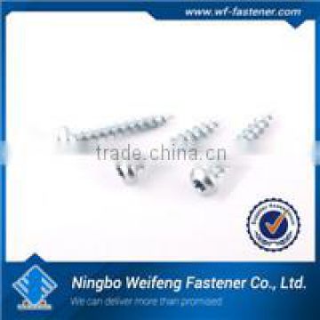Ningbo Fastener supply oval head self tapping screw with zinc plated China manufacturers exporters
