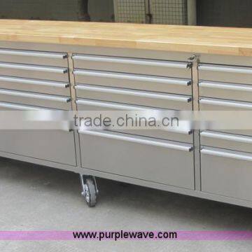 96 inch Stainless Steel Tool Cabinet, Tool Chest