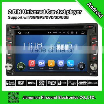 2din 6.2inch capacitive touch screen dvd player for car android with WIFI 3G DVD GPS BT