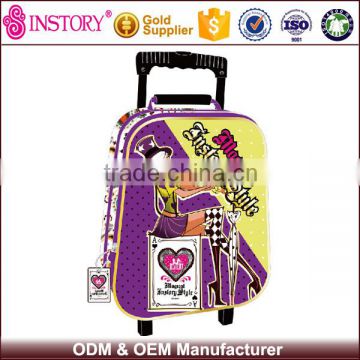 Satin Magic Girl School Travel Duffle Trolley Bag