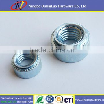 sheet metal fasterning zinc plated m6 clinch nut