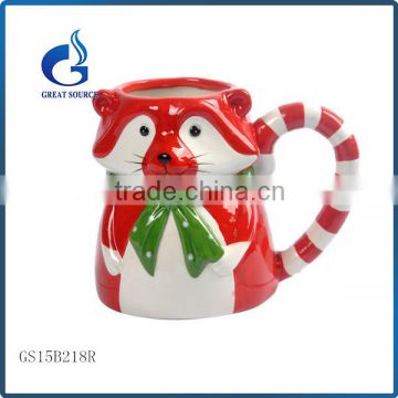 bulk ceramic mouse shape christmas coffee mugs wholesale