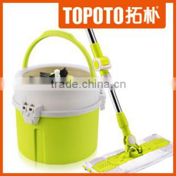 Factory 2016 new design 2 in 1 spin mop wash and dehytrate for flat mop head