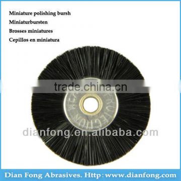 03D22 Chungking Bristle Miniature Wheel Shaped 22mm Rough Dental Laboratory Rotary Polishing Brush For Metal