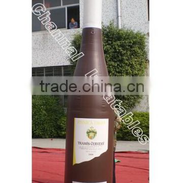 2015 New Customized Design Air Tight Bottle Advertising Inflatable