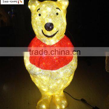 Cutely bear decorative fancy light lovely led decoration light festival holiday time decoration