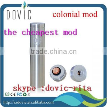 The cheapest e cig mod aluminum colonial mod clone best quality aluminum colonial mod wholesale