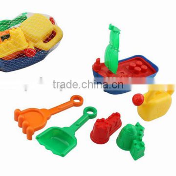 Summer funny beach sand molds kids toys beach boat (6 PCS)