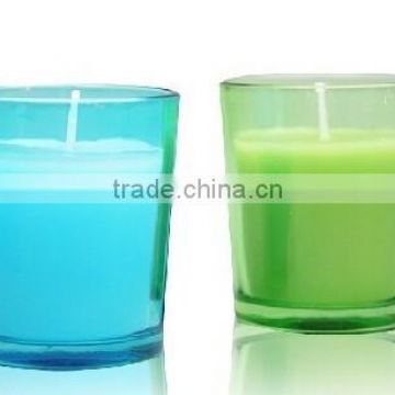 wide mouth glass candle