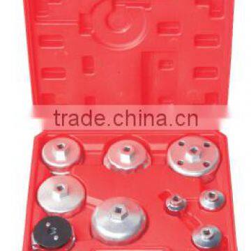 9Pc Cap Oil Filter Wrench Set