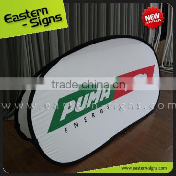Attractive Spring Stainless Steel Outdoor Pop Up Banner