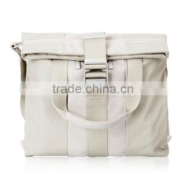 Fashionable Canvas w/Leather trim Dslr camera Shoulder bag