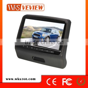 2016 new style! 9 inch headrest car dvd player with one year warranty and factory price