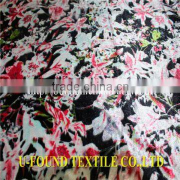 95%Polyester 5%Spandex Dyed KS Velvet,For Women Garment Dress
