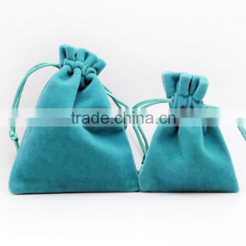 Small size colour printed velvet drawstring bags/drawstring gift bag/drawstring gift pouch
