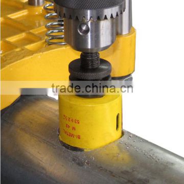 Pipe hole saw cutter