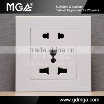 MGA A9 Series 13A 2 & 3 pin Universal wall Socket&multiple socket&electrical socket