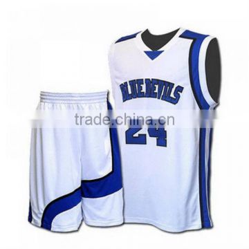 Basket Ball Uniform White/Blue
