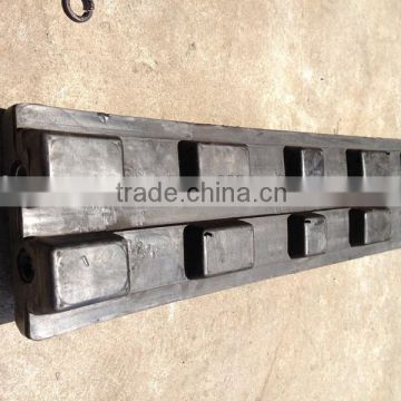 excavator rubber track pad / track rubber shoes/rubber track