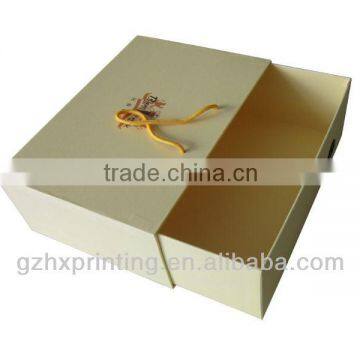 Hard cardboard paper gift boxes with drawer