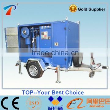 TOP cable/transformer oil recovery regeneration unit ( Series ZYM-6), rapidly remove water, gas, particles