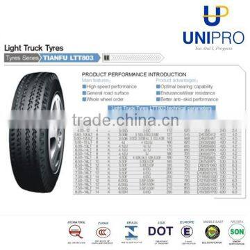 bias golf and light truck tyres 6.50-14 LT 6.50X14 6.50*14