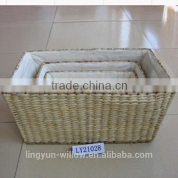 popular cheap high quality seagrass storage baskets