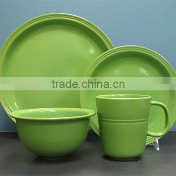 Embossed color glaze 10.5" dinner plate china dinnerware brands