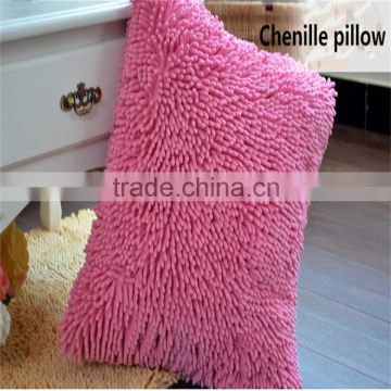 chenille plush pillow