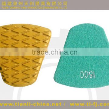 floor pad abrasive tools polishng pad use for Concrete,Renovated floor ,size:3",4",5",6",7",8",10".280mm