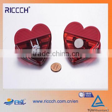 High Quality Heart Shaped Plastic Magnetic Clips