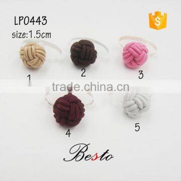 Stock cheap mini graceful cufflinks Main Stone and Silk Knots cufflinks for gifts/decoration