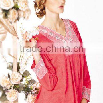 Flame Knitting Fabric for women Pajama/T-shirt