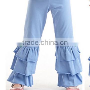 Alibaba wholesale boutique clothing girls ruffle leggings multi-color ruffle leggings