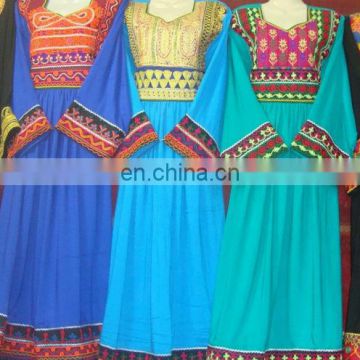 Afghan Kuchi Traditional Tribal Embroider Dresses