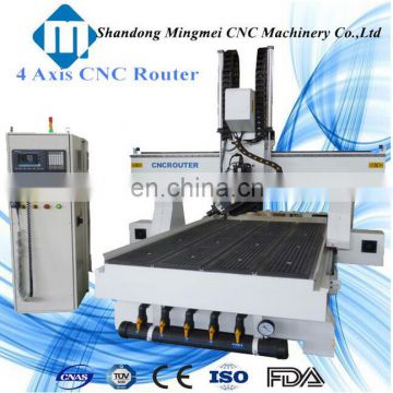 Syntec System Yaskawa Motor multi-head cnc carving machine cnc cutting router cnc woodee working machine with 2 italy hs