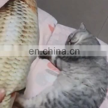 Funny plush pet toy simulation fish for cat playing