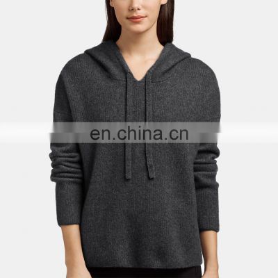 Custom Designer Silk Cashmere Pullover Sweater Hoodies for Wmen