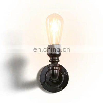 American industrial retro personality water pipe led wall lamps for decoration