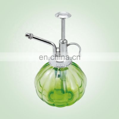 Factory manufacturer 250ml 300ml green glass cosmetic bottle with pressure spray pump