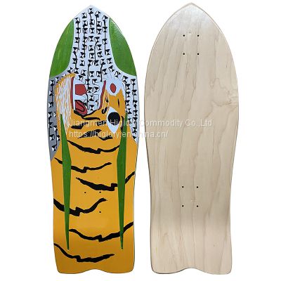 Hot selling factory customized New design 7ply fish cruiser skateboard deck surf skateboard deck