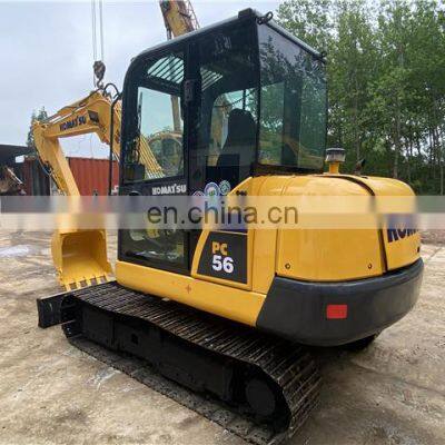 Original Japan excavator komatsu pc56 , Nice working komatsu pc56 excavator , Komatsu pc35 pc55 pc56 pc70