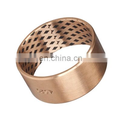 China Factory Wrapped Bronze Bush CuSn8P Brass Spilt Bushing Copper Bush Graphite Bushing Bearing