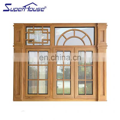 Superhouse Cheap French Doors 2021 New Products Window Professional Double Glazing French Window Triple Glazed Casement Windows