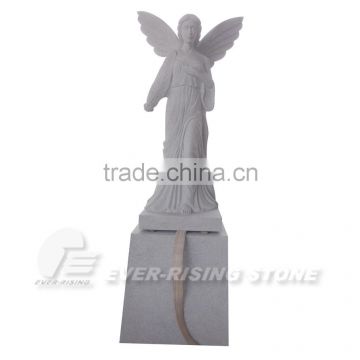 grey granite outdoor angel statues
