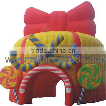 candy castle inflatable tent