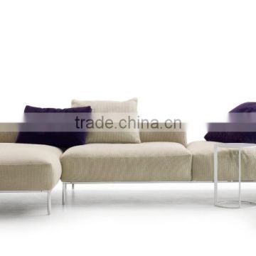 2015 new design living room furniture modern fabric corner sofa