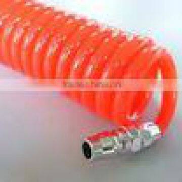 Red Pu Pnuematic Air Hose With Quick Connect Coupling