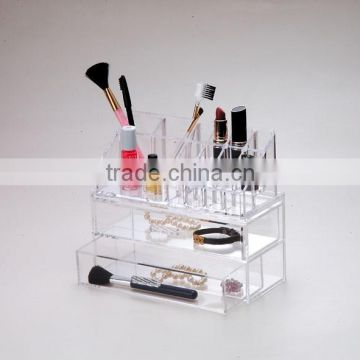 clear acrylic cosmetics display rack