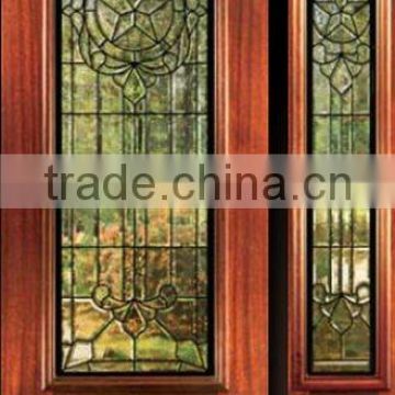 American Glass Exterior Doors Wood Design DJ-S9104MSO-3